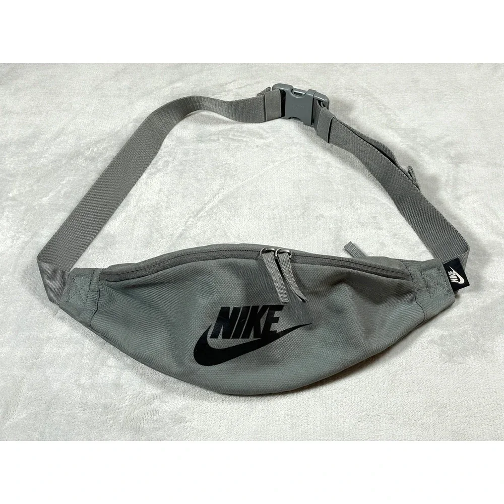 Nike Sportswear Fanny Pack Gray Waist Bag Crossbody Sling Festival Travel